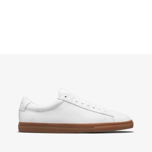NEW OLIVER CABELL men' s low 1 round toe sneakers in white